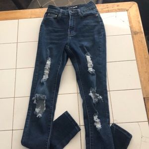 San Antonio distressed jeans-1-2